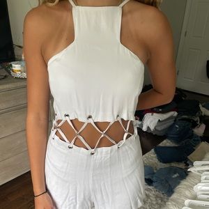 White Romper